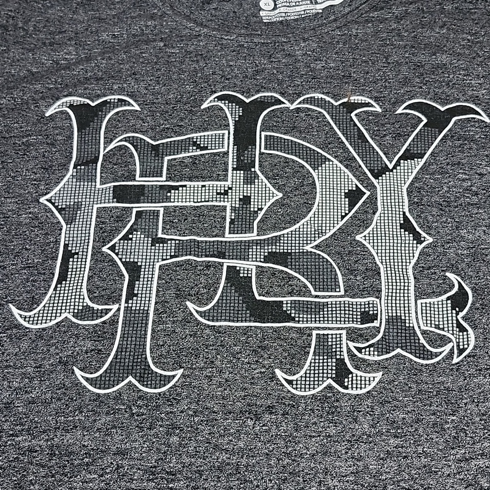 HURLEY PACSUN EXCLUSIVE PREMIUM FIT HEATHERED GRAY TEE-SHIRT